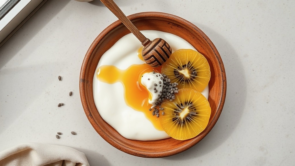 Creamy Yogurt and Honey Dessert