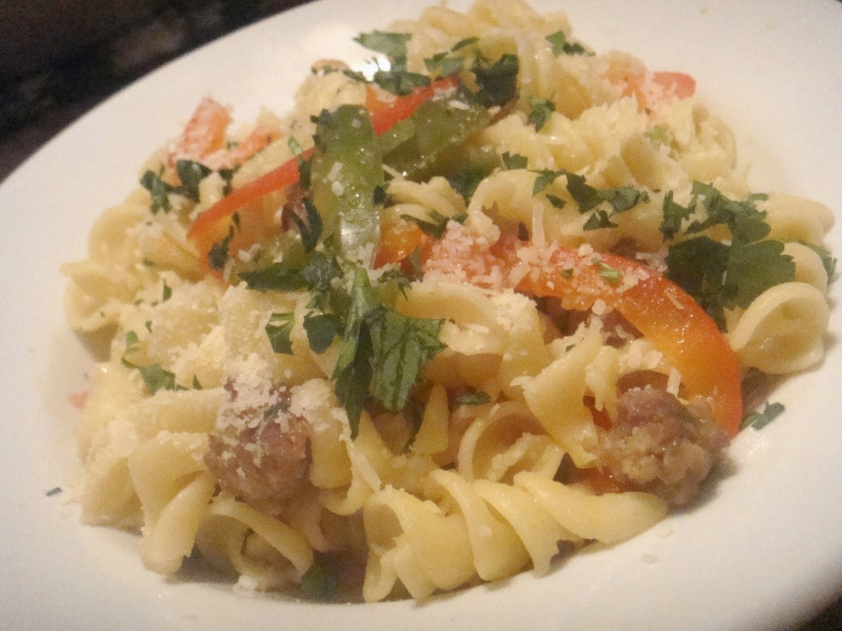 Italian Sausage and Pepper Rotini