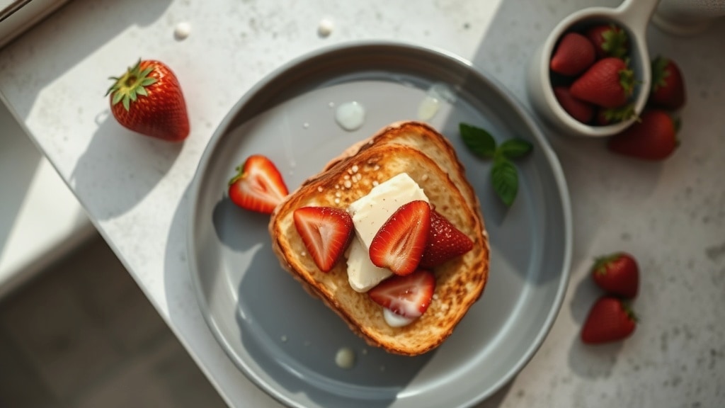 Strawberry Yogurt French Toast