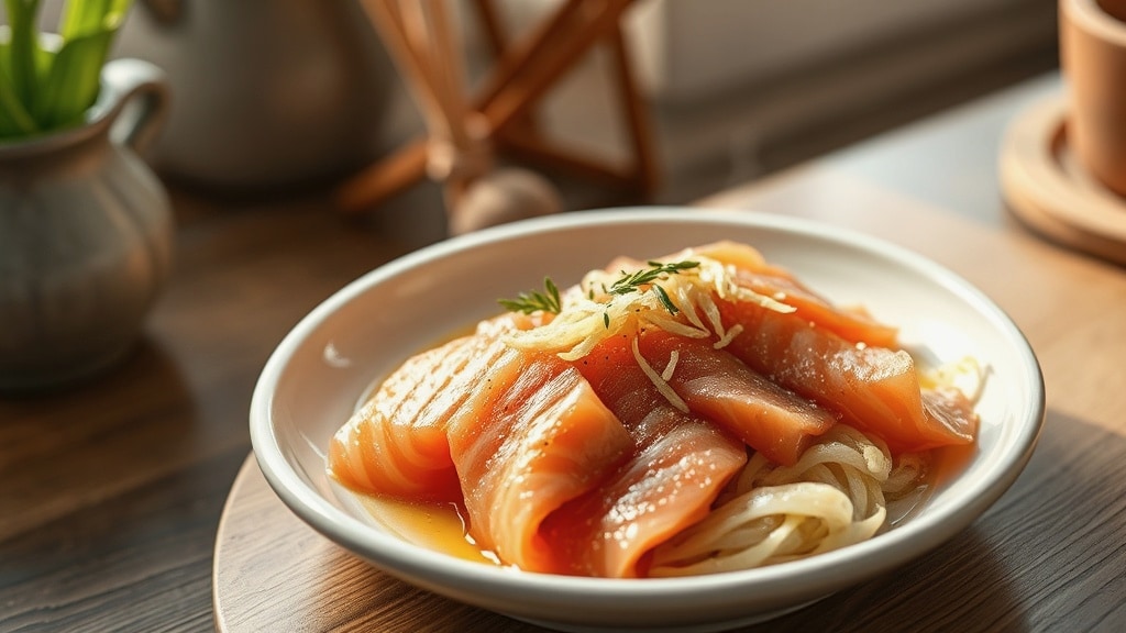 Sushi Bake with Tuna and Salmon