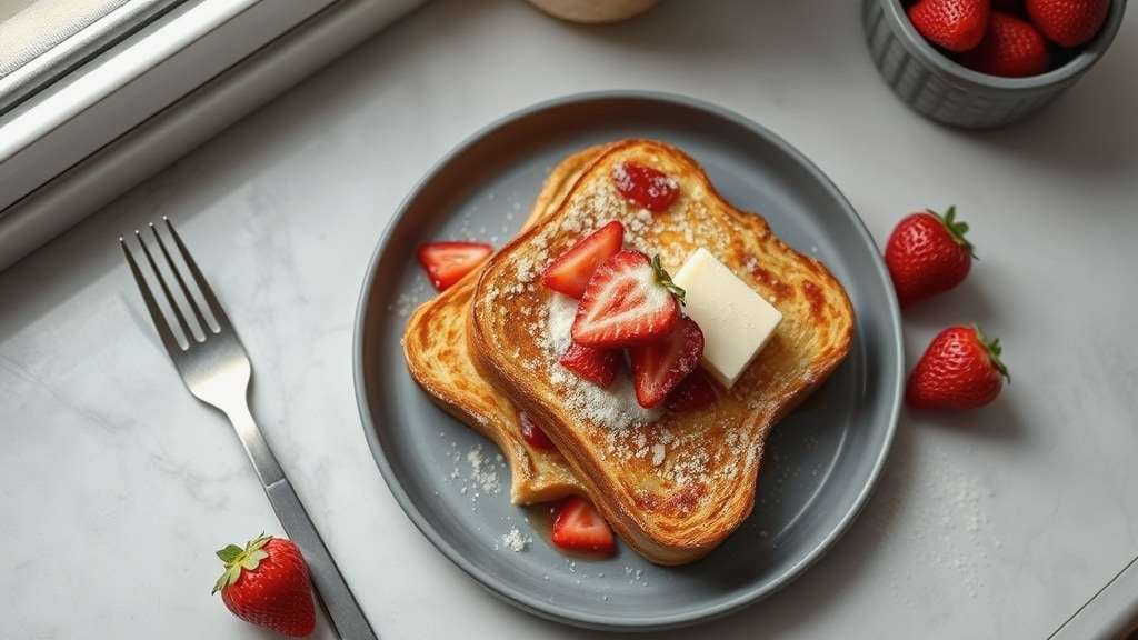 Sweet Strawberry French Toast