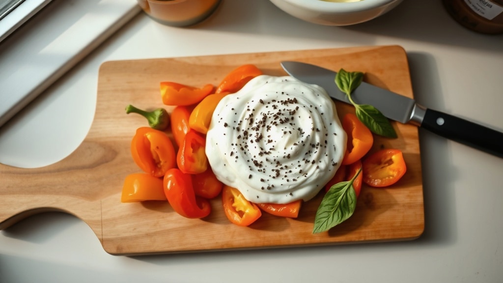 Yogurt and Honey Mini Pepper Dip