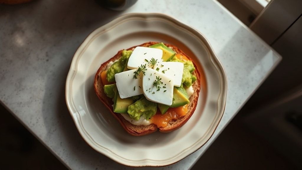 Cheesy Avocado Toast