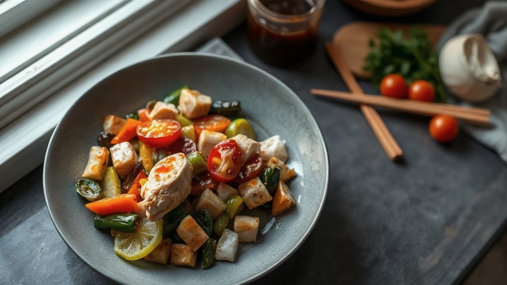 Chicken and Mixed Vegetables Stir-Fry