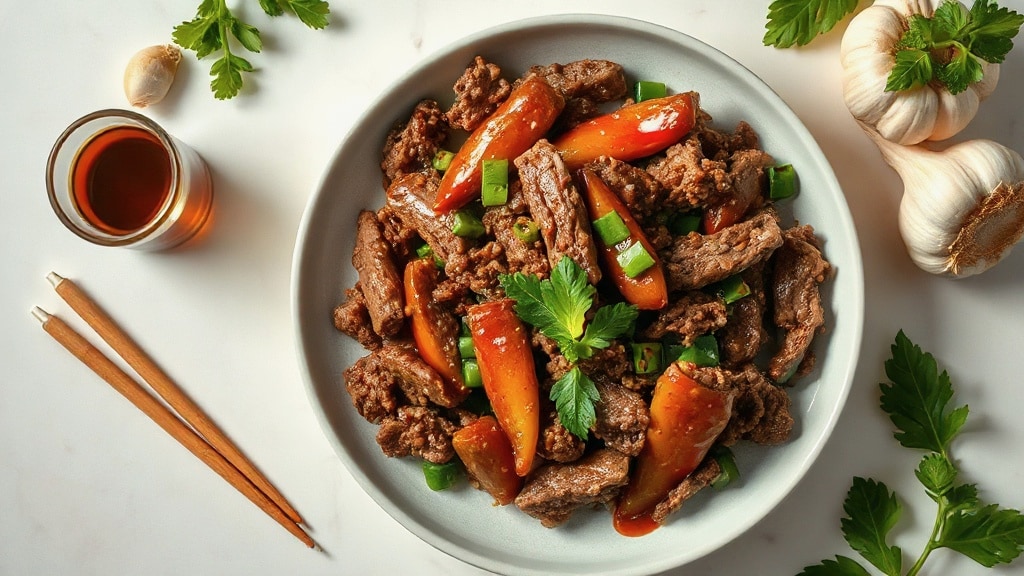 Chili Oil Beef Stir-Fry