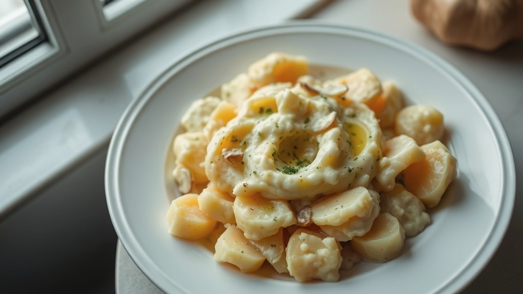 Creamy Garlic Potato Mash