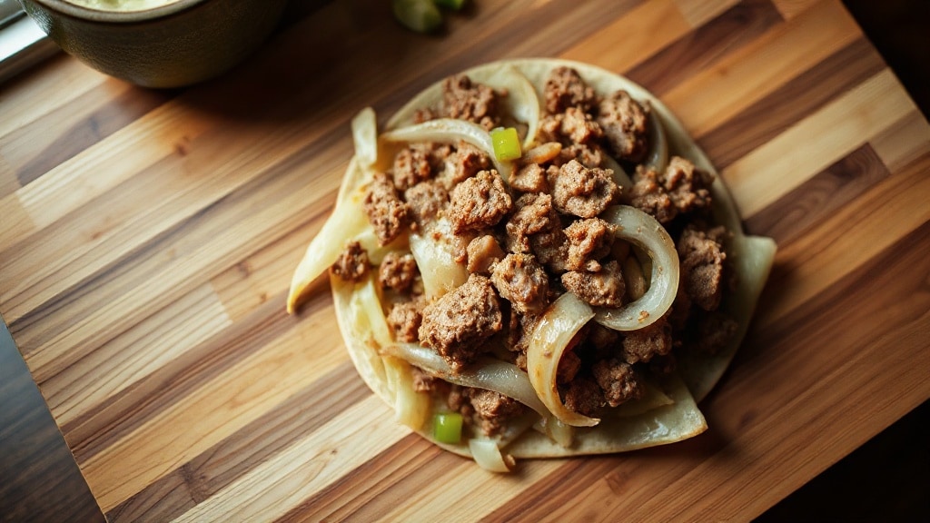 Creamy Taco Beef with Cabbage