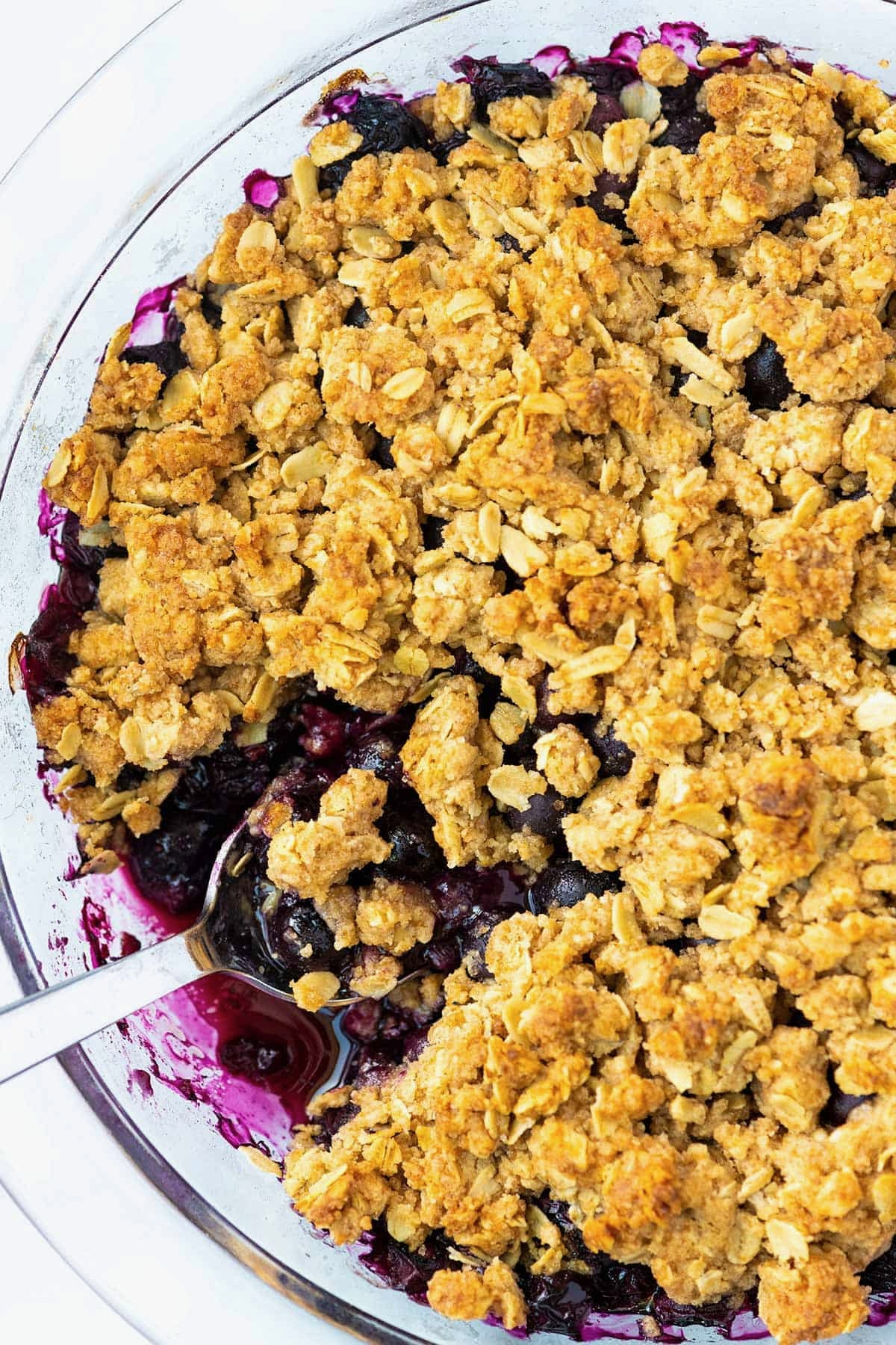 Easy Blueberry Crumble