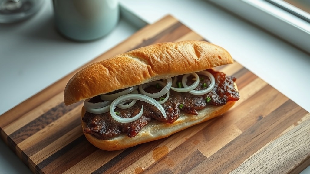 New York Strip Ciabatta Sandwich