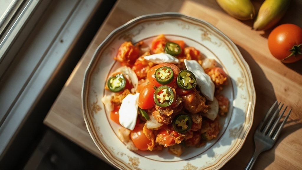Spicy Tomato and Jalapeño Salad