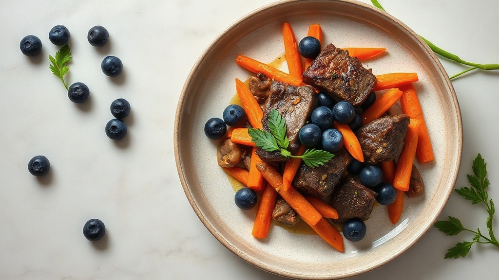 Carrot and Blueberry Beef Stir-Fry