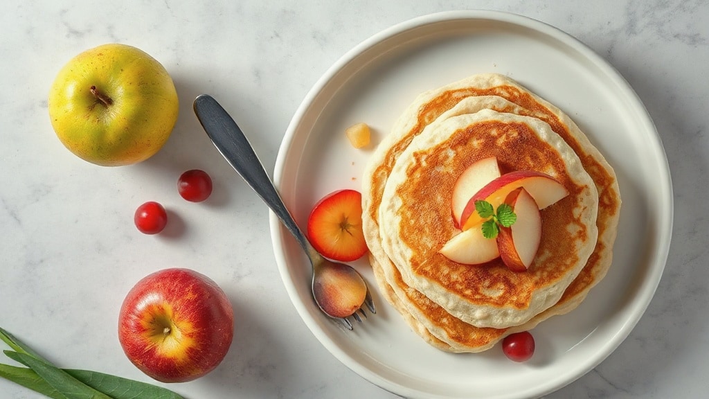 Fluffy Pancakes with Apples
