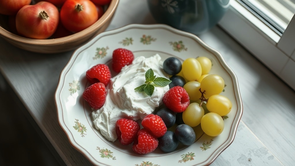 Fruit and Cottage Cheese Bowl