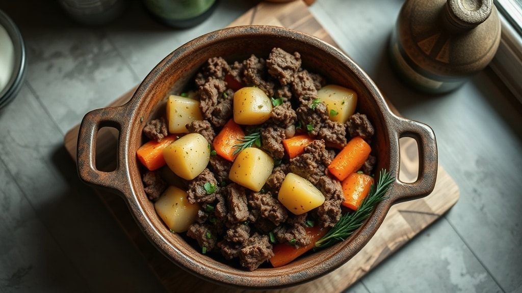 Ground Beef and Potato Skillet