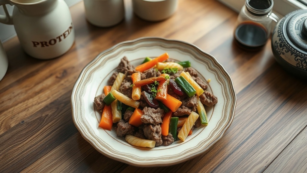 Protein-Packed Beef and Vegetable Stir-Fry