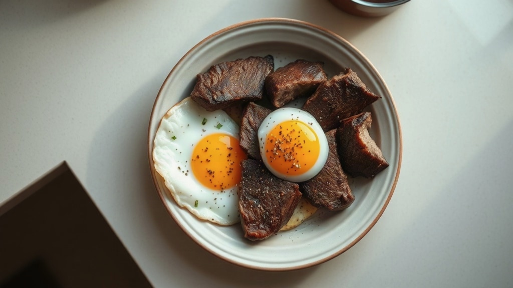 Steak and Eggs Breakfast Bowl