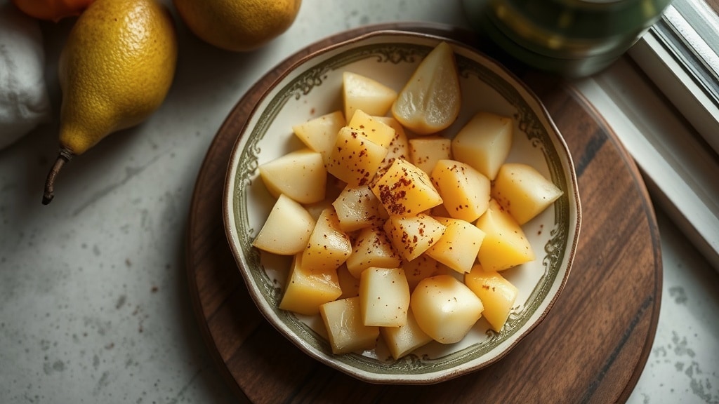 Sweet Pineapple and Pear Snack