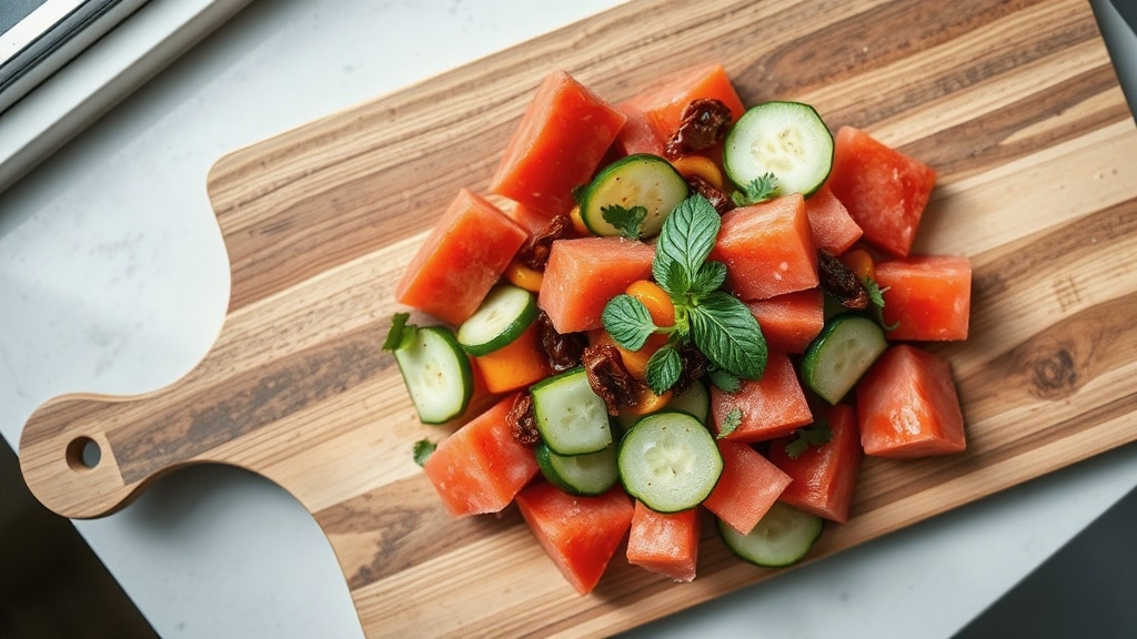 Watermelon and Carrot Salad